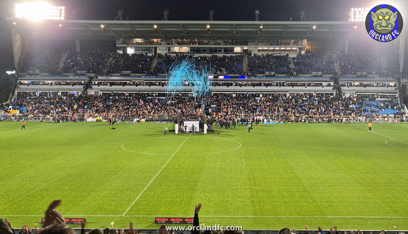 Auckland FC Premiers' Plate Celebration from behind - A-League Season 24/25