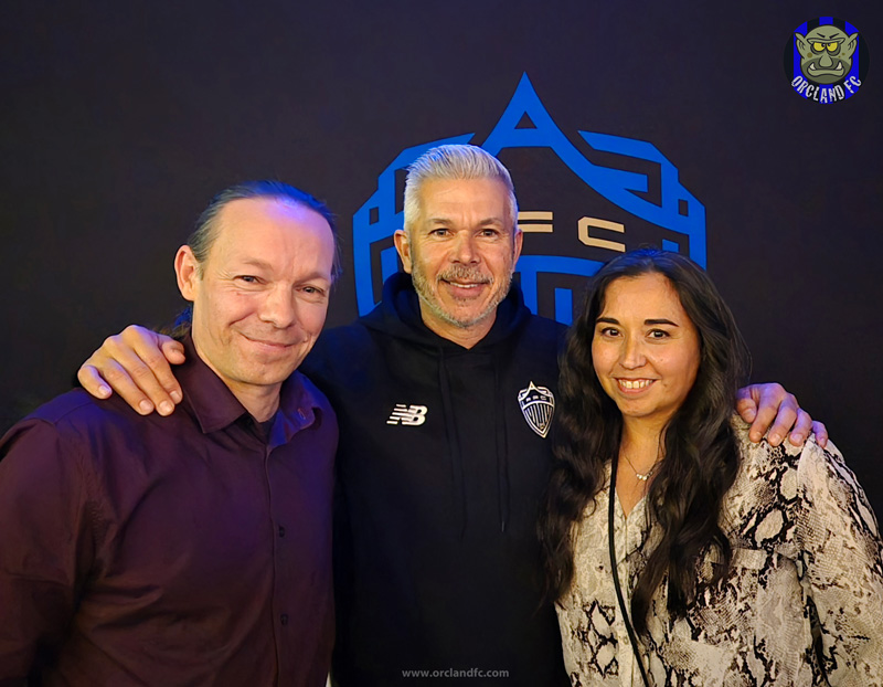 Steve Corica Auckland FC with Rob NZ and Ange Chile from Orcland FC