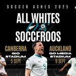 All Whites vs. Socceroos - New Zealand vs. Australia Football - Soccer Ashes September 2025