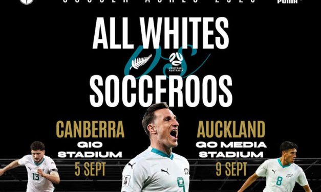 Soccer Ashes 2025 – All Whites vs. Socceroos