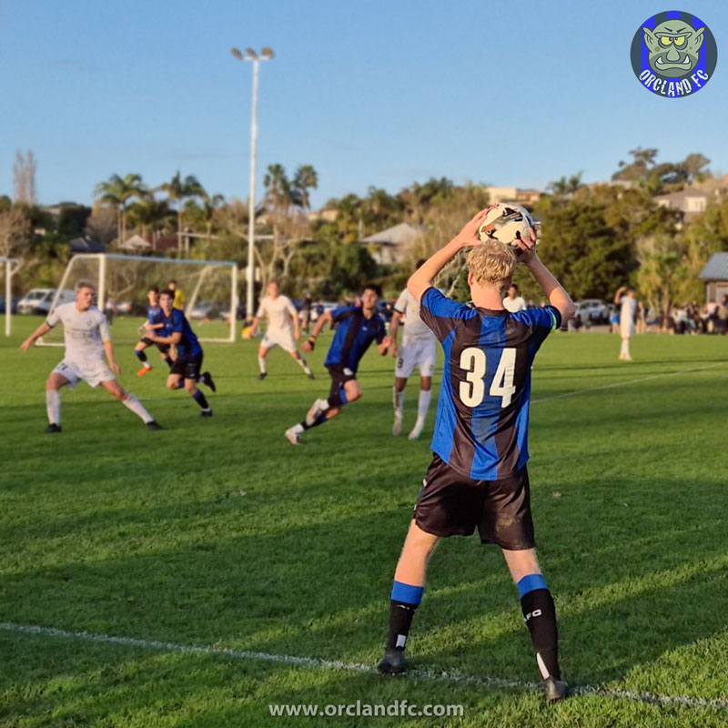 Codey Phoenix Throw In for AFC Reserves | Eastern Suburbs vs. Auckland FC Reserves | NZ Northern League 2025 | Orcland FC