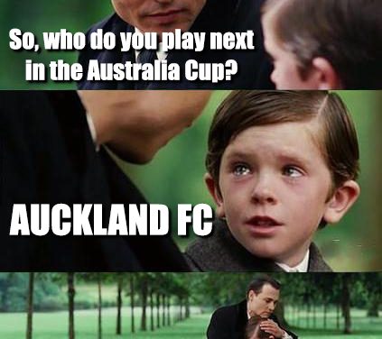 Who do you play next in the Australia Cup?