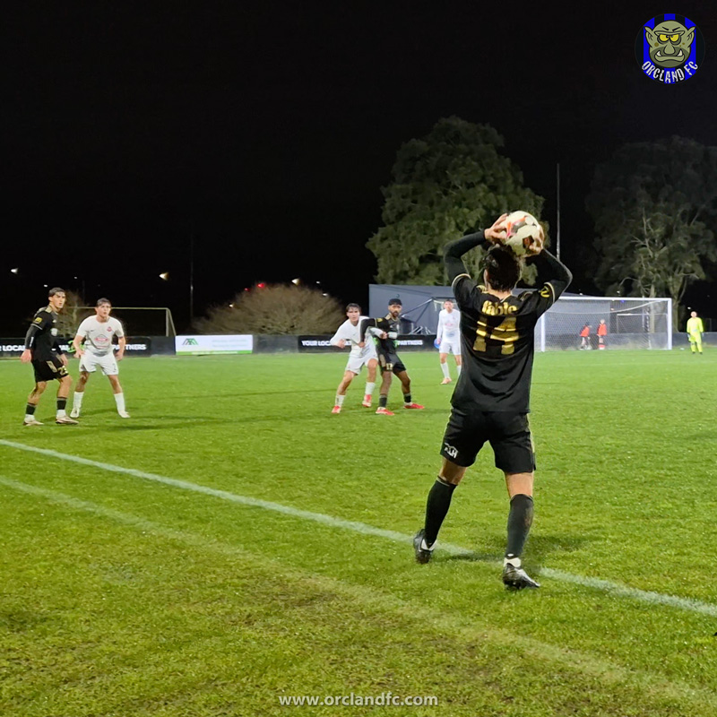 Oliver Campbell Auckland United FC vs. Fencibles United AFC - NZ Northern League 2025 - Orcland FC