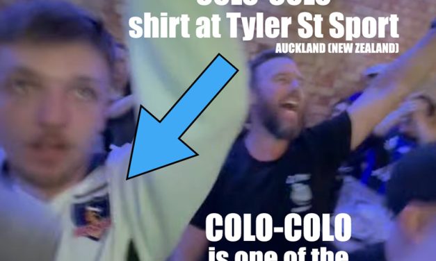 Colo-Colo shirt in New Zealand