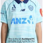 This is the kit Auckland FC will play in at home for the inaugural OFC Pro League. Yes, it is the A-League third strip.