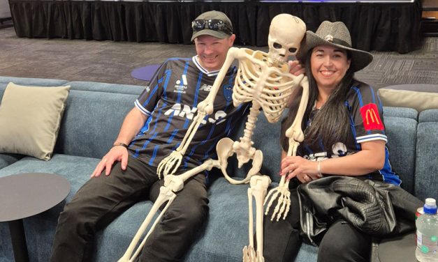 I met a Wellington Phoenix Fan at the stadium