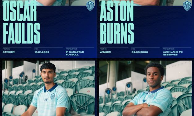 Oscar Faulds, Aston Burns, Aidan Carey, Jonathan Robinson to Auckland FC