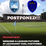 Sydney FC vs. Auckland FC match postponed - Orcland FC covering the A-League 2025/26
