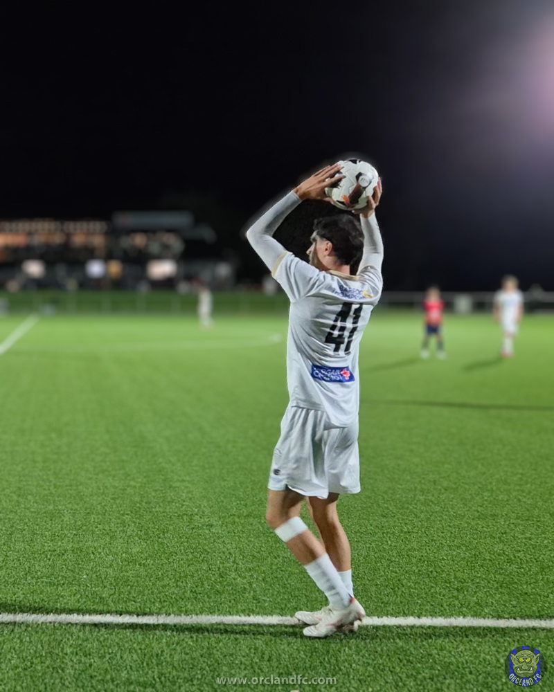 Herewini Insley throw in for Auckland FC Reserves - Fencibles United AFC vs Auckland FC Reserves - New Zealand Dettol Northern League 2026