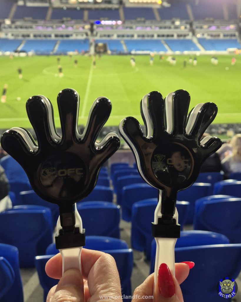 OFC Pro League Clappers for the fans at the Semi-finals 2026 - Orcland FC