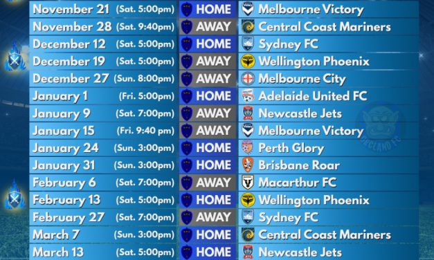 Auckland FC Fixtures & Results – Season 2026/27