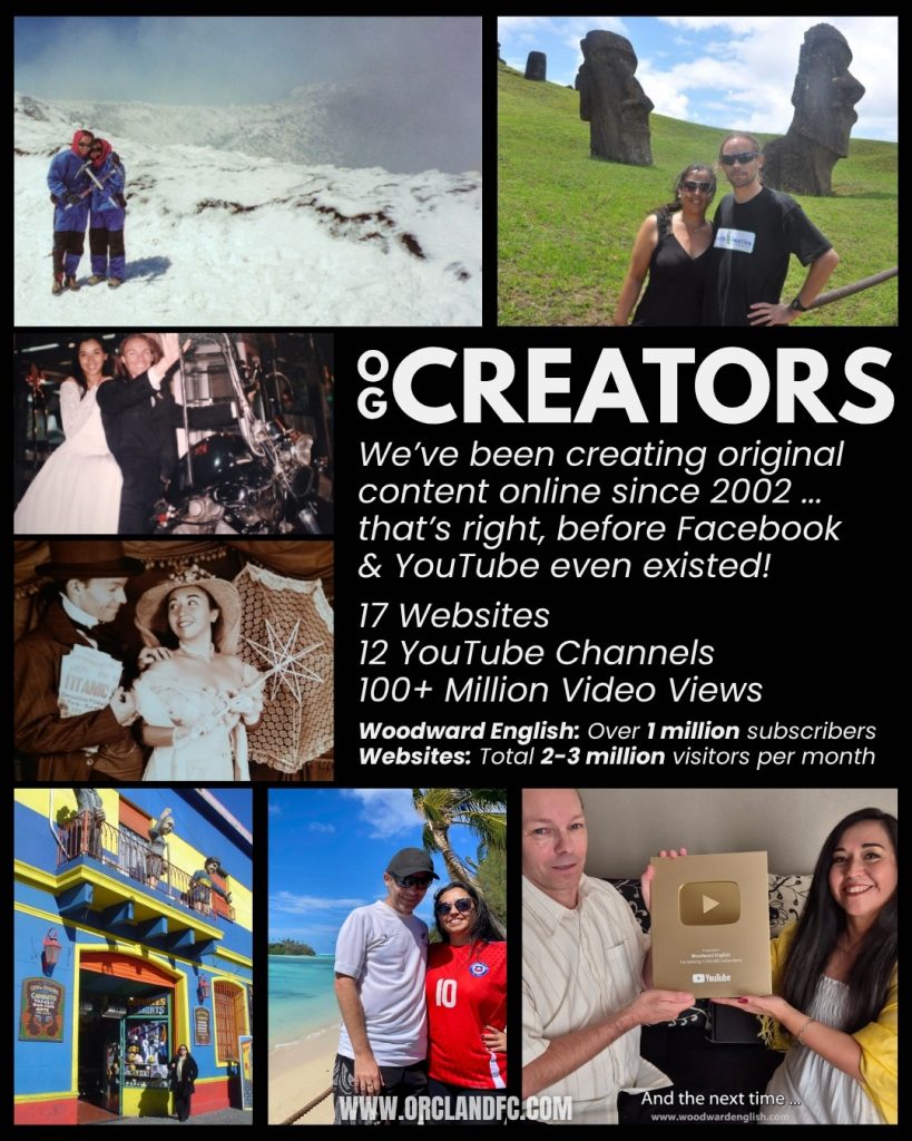 Rob and Ange from Orcland FC have been creating original content online since 2002. That's right, before Facebook and YouTube even existed. They now have 17 websites, 12 YouTube channels and over 100 million video views (almost all horizontal). They even have a YouTube channel with over 1 million subscribers.