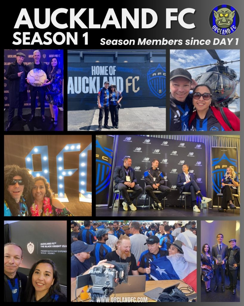 Rob and Ange from Orcland FC have been season members of Auckland FC since day 1. We create exclusive content about Auckland FC from the main team, OFC Pro League team and even the Auckland FC Reserves. When the Auckland FC Women's Team comes along, we'll be supporting them too.